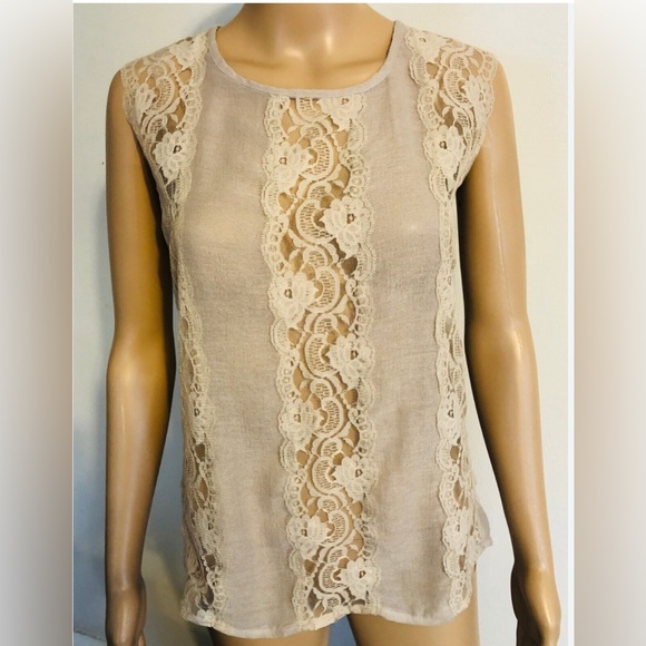 The Limited Tops - The Limited Lace Tank Top